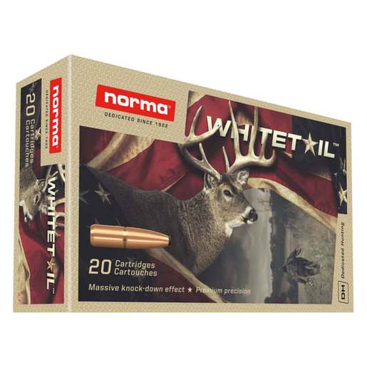 Norma Whitetail 6.5 Creedmoor 140gr PSP Rifle Ammo Ammo - 20 Rounds 20 Rounds Ammo