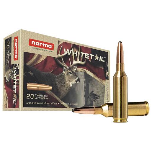 Norma Whitetail 6.5 PRC 140gr BSP Rifle Ammo Ammo - 20 Rounds 20 Rounds Ammo