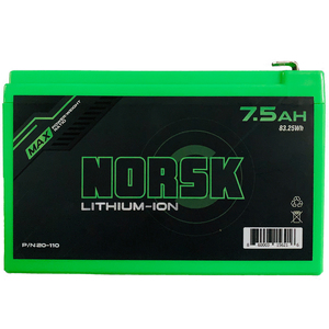 Norsk Lithium Ion Battery Electric Trolling Motor Accessory - 7.5AH