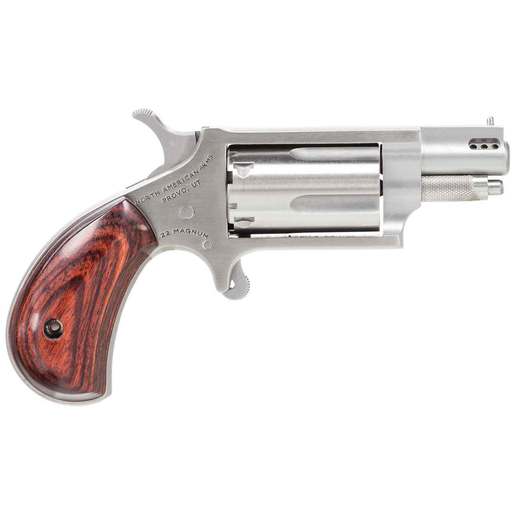 North American Arms Mini-Revolver 22 WMR (22 Mag) 1.12in Stainless Revolver - 5 Rounds - Compact image