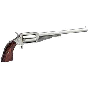 North American Arms Hogleg 22 WMR (22 Mag) 6in Wood/Stainless Revolver - 5 Rounds