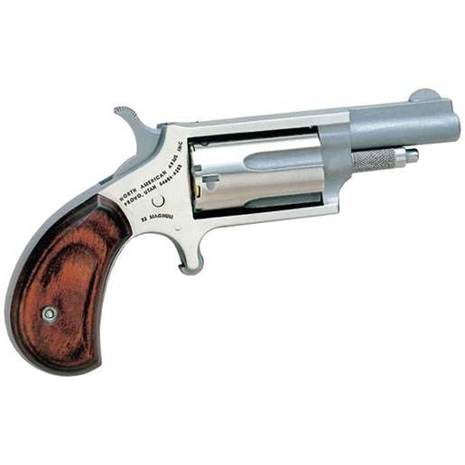 North American Arms Mini 22 Long Rifle 1.6in Stainless Revolver - 5 Rounds image
