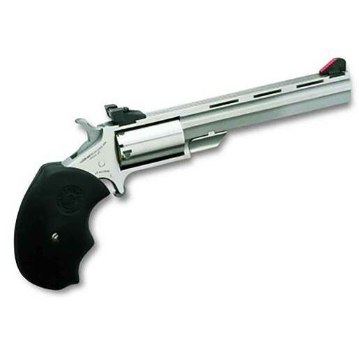 North American Arms Mini Master 22 WMR (22 Mag) 4in Stainless Revolver - 5 Rounds image