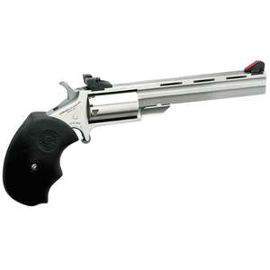 North American Arms Mini-Master 22 Long Rifle 4in Stainless Revolver - 5 Rounds