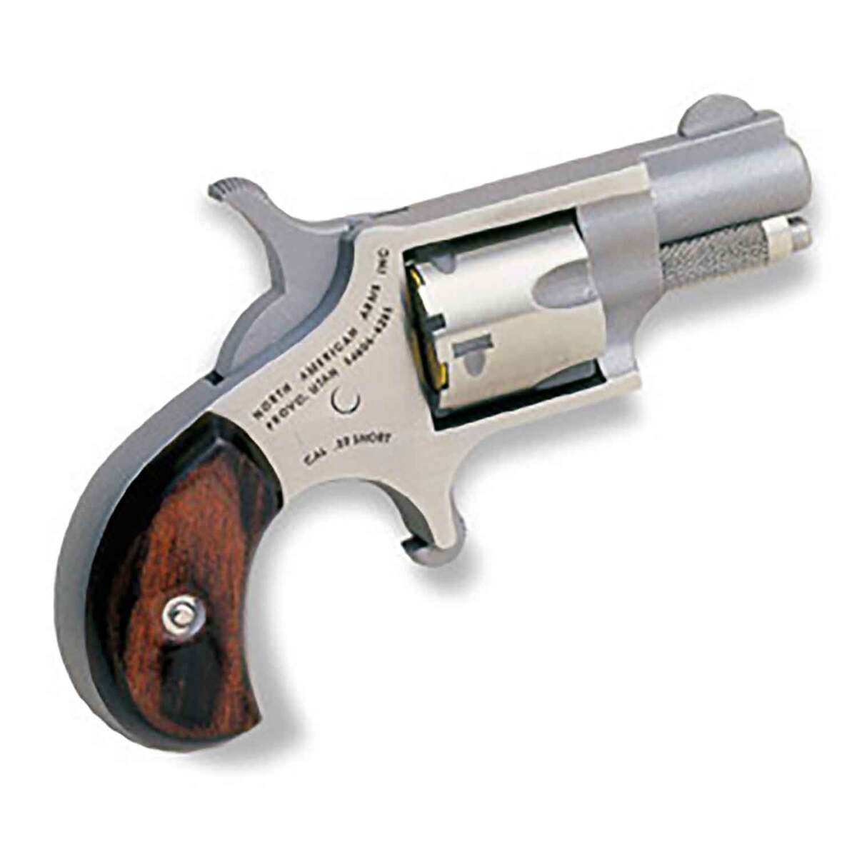 North American Arms Mini Revolver 22 Short 1in Stainless Revolver - 5 ...