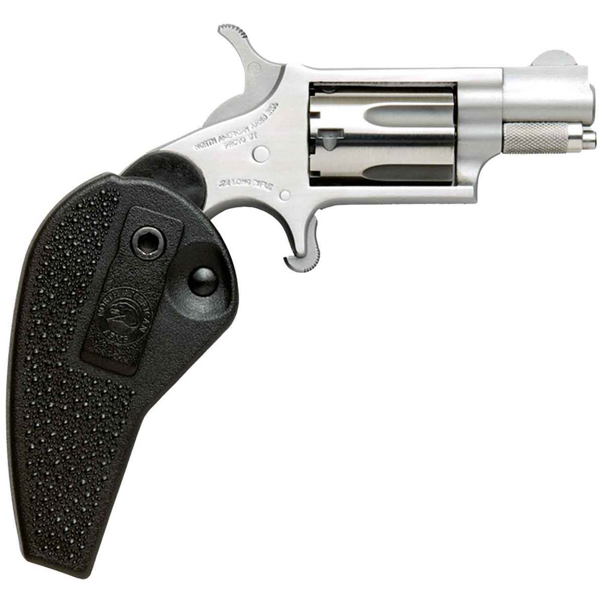 North American Arms Mini with Holster 22 Long Rifle 1.1in Stainless Revolver - 5 Rounds North American Arms Mini with Holster 22 Long Rifle 1.1in Stainless Revolver - 5 Rounds