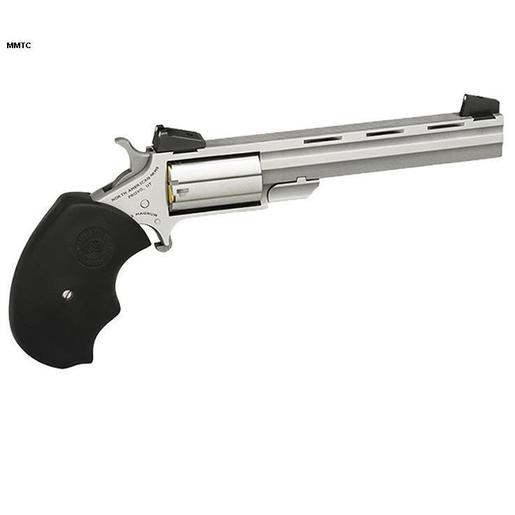North American Arms Mini-Master withAdjustable Sights 22 Long Rifle 4in Stainless Revolver - 5 Rounds image