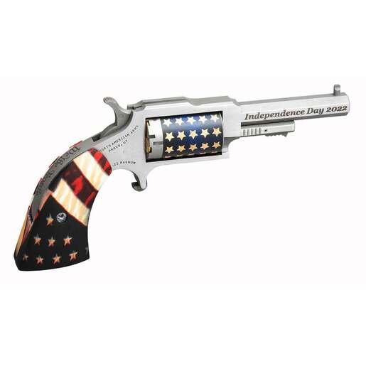 North American Arms Sheriff Independence Day 2022 22 WMR (22 Mag) 2.5in Stainless Revolver - 5 Rounds image