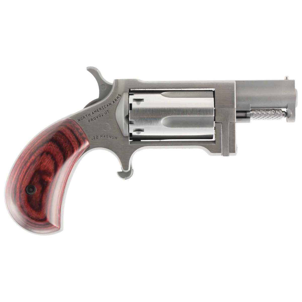 North American Arms Sidewinder 22 WMR (22 Mag) 1.5in Stainless Revolver - 5 Rounds North American Arms Sidewinder 22 WMR (22 Mag) 1.5in Stainless Revolver - 5 Rounds
