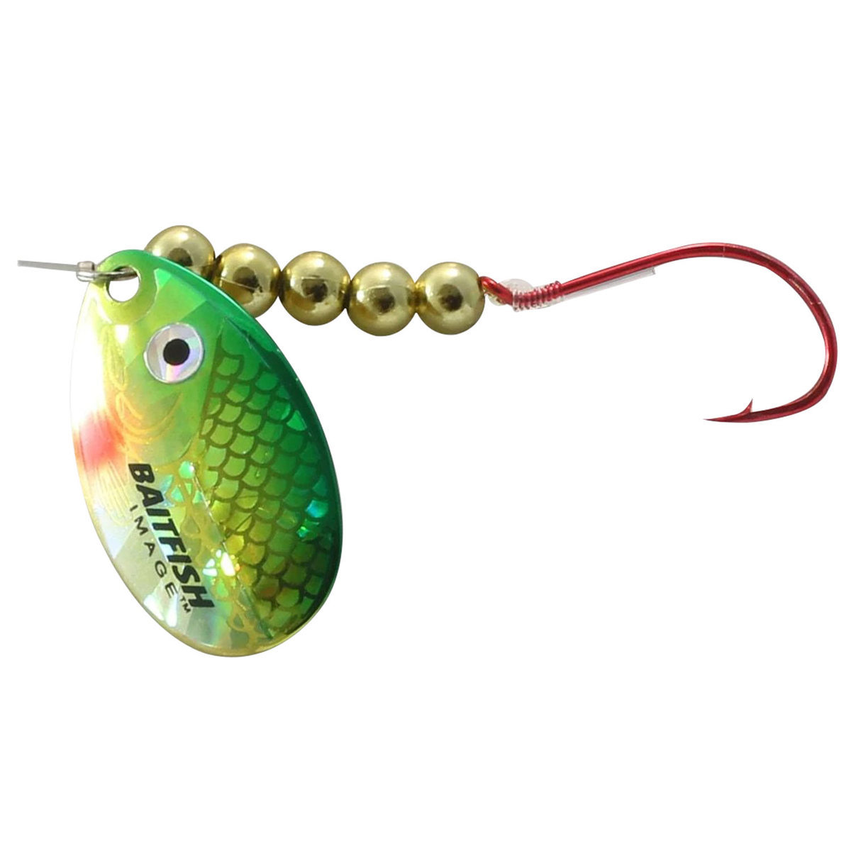 Northland Baitfish Spinner Lure Rig - Yellow Perch, Sz 1 Hook, 60in ...