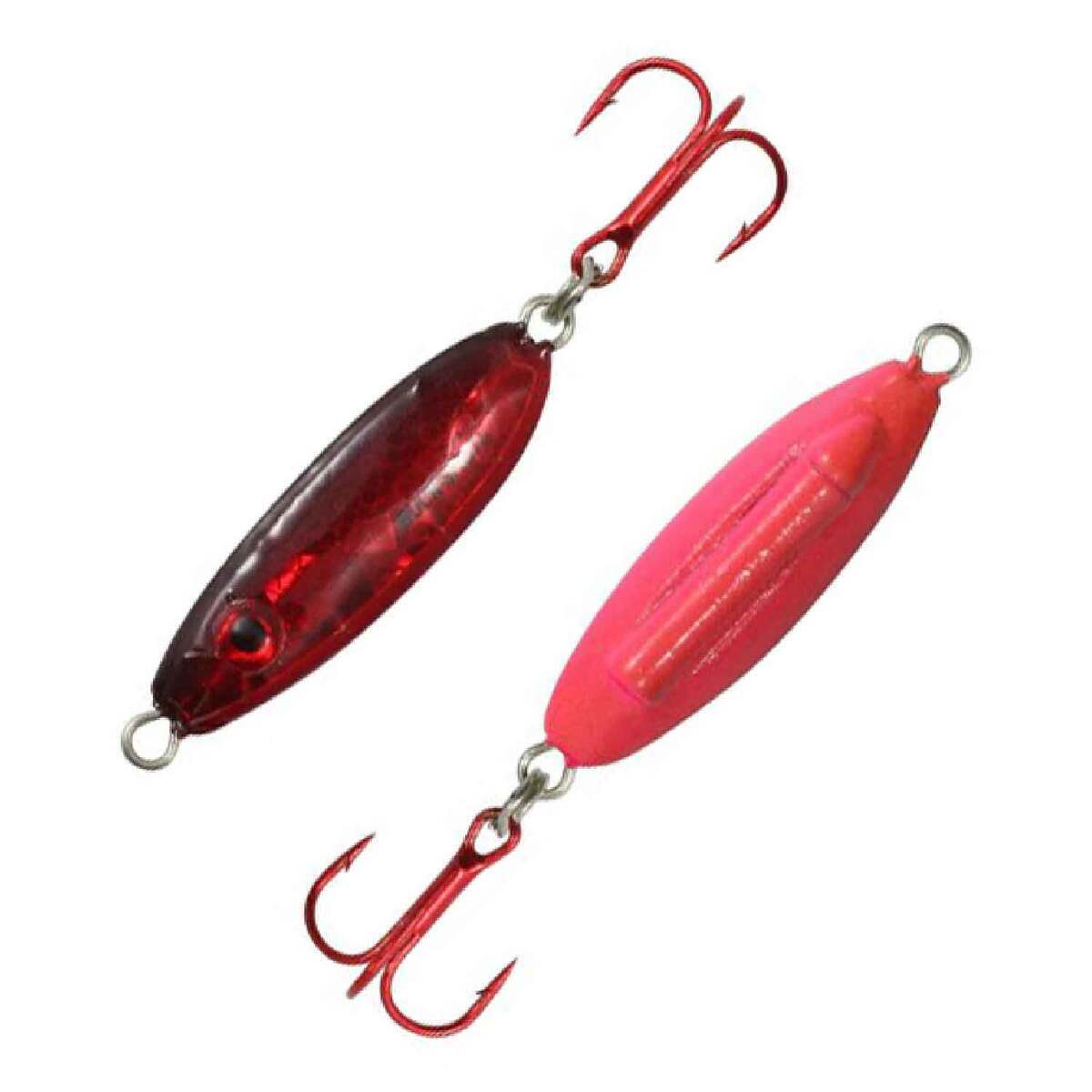 Northland Buck Shot Rattle Jigging Spoon - Glow Redfish, 1/16oz ...