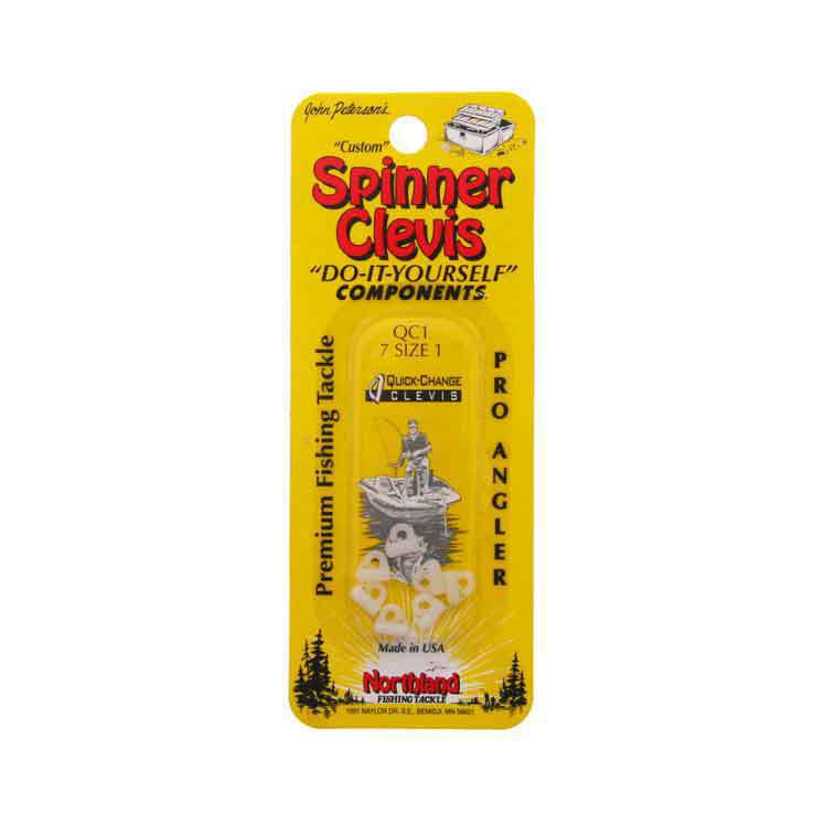 Northland Fishing Tackle Blade Clevis Lure Component - Size 1 - 1 Northland Fishing Tackle Blade Clevis Lure Component - Size 1 - 1