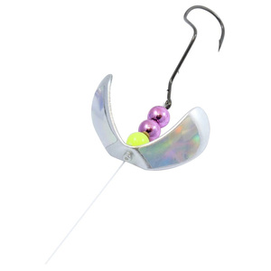 Northland Fishing Tackle Butterfly Blade Super Death Lure Rig - Rainbow, Sz 1 Blade, 60in