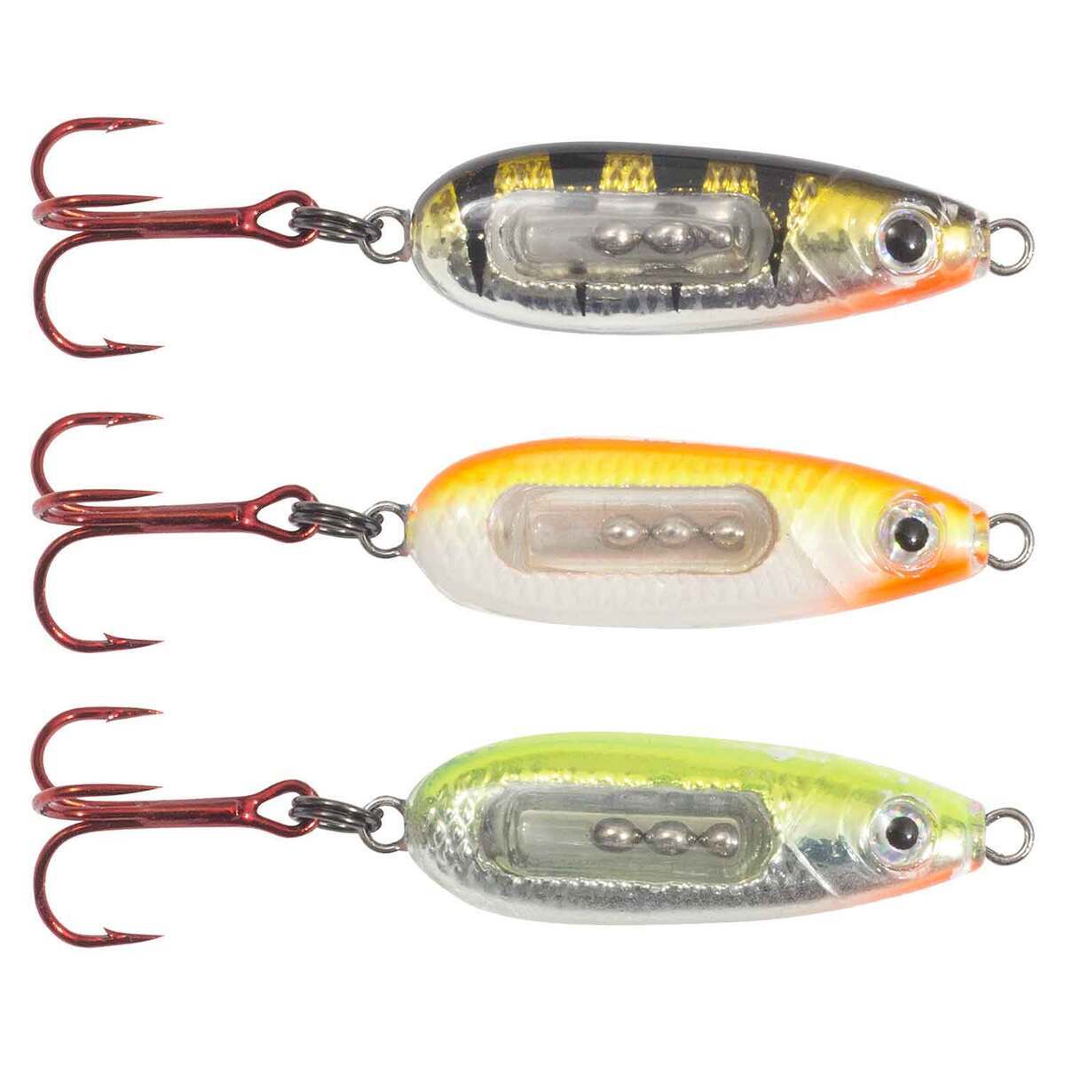 Northland Fishing Tackle Glass Buck-Shot Ice Fishing Spoon - Assorted, 1/4oz - Assorted Northland Fishing Tackle Glass Buck-Shot Ice Fishing Spoon - Assorted, 1/4oz - Assorted