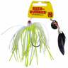 Northland Fishing Tackle Tandem Reed Runner Spinnerbait - White/Chartreuse, 1/4oz - White/Chartreuse