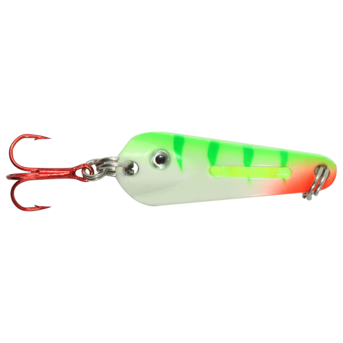 Northland Glo-Shot Spoon Ice Fishing Spoon - UV Glo Perch, 1/4oz, 1-3 ...