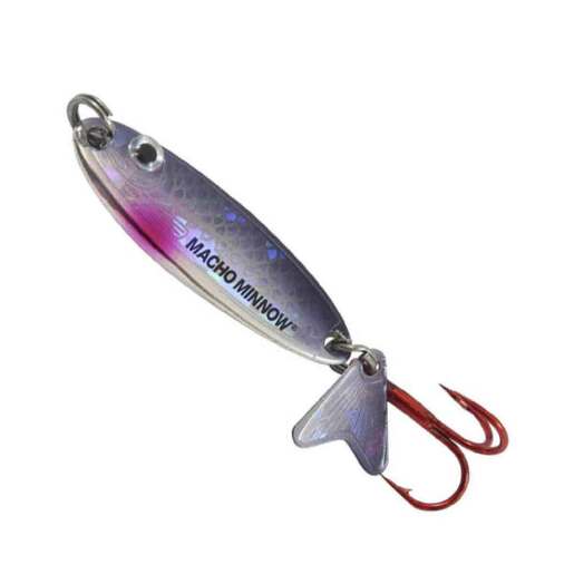 Northland Macho Minnow Jigging Spoon – Silver Shiner