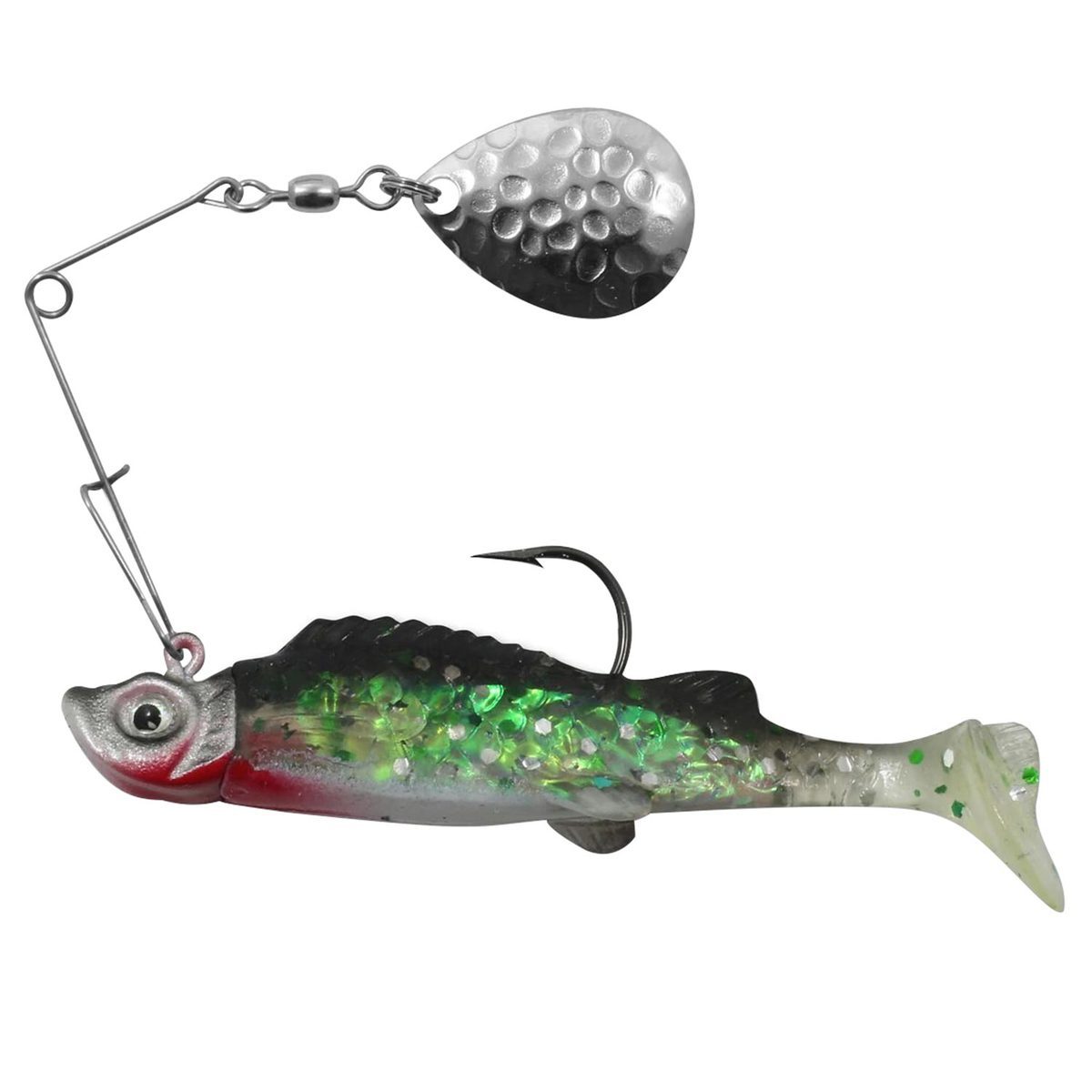 Northland Mimic Minnow Spin Jig Spinner - Silver Shiner, 1/16oz, 1-7/8in - Silver Shiner Northland Mimic Minnow Spin Jig Spinner - Silver Shiner, 1/16oz, 1-7/8in - Silver Shiner