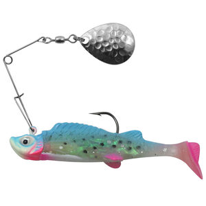 Northland Mimic Minnow Spin Jig Spinner - Glow Rainbow, 1/16oz, 1-7/8in