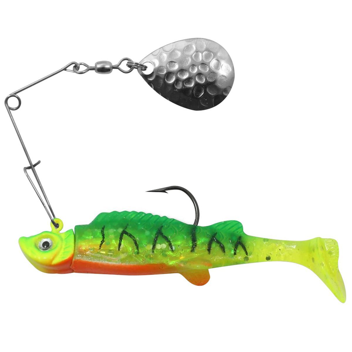 Northland Mimic Minnow Spin Jig Spinner - Firetiger, 1/8oz, 2-1/8in - Firetiger Northland Mimic Minnow Spin Jig Spinner - Firetiger, 1/8oz, 2-1/8in - Firetiger