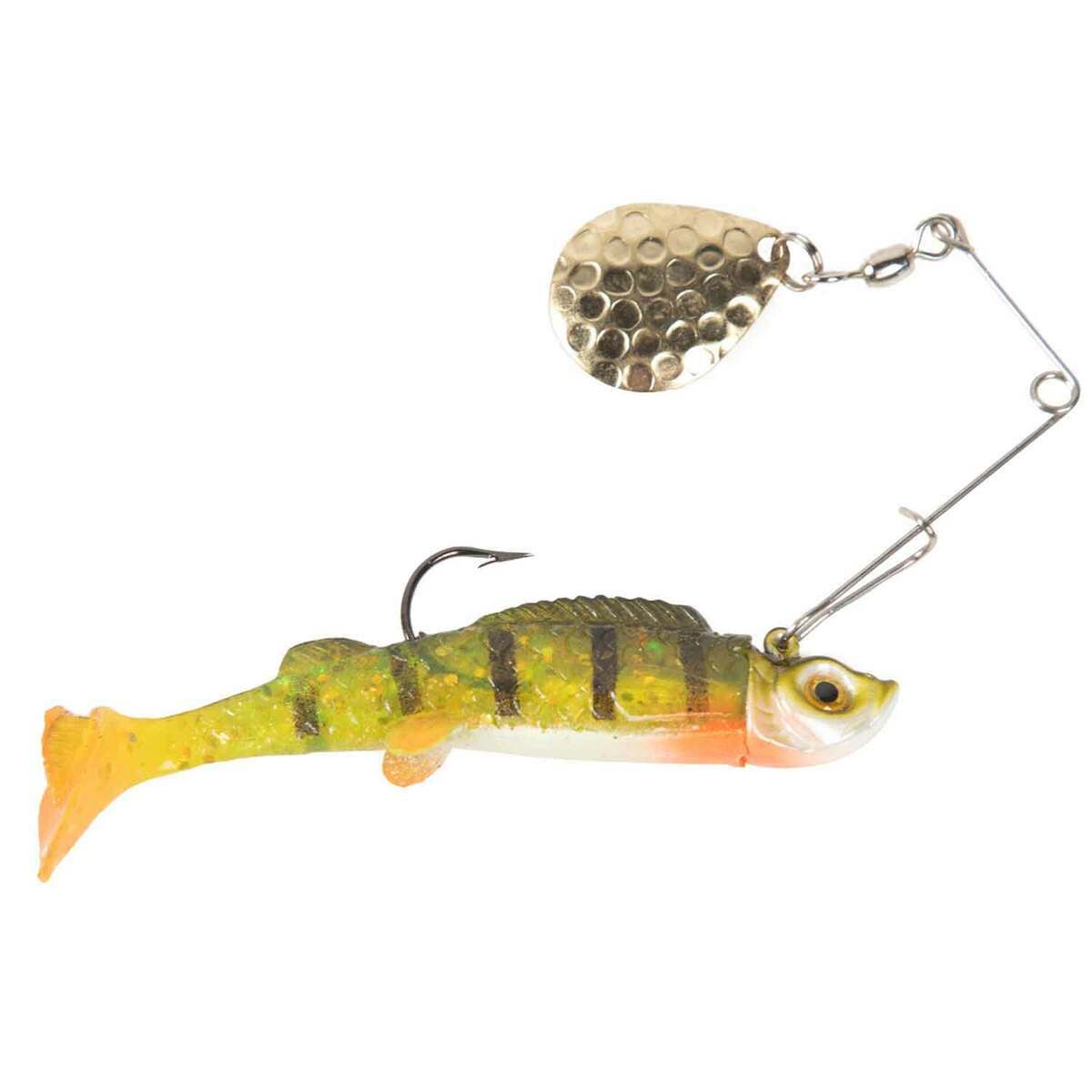 Northland Mimic Minnow Spin Jig Spinner - Perch, 1/4oz, 2-1/2in - Perch Northland Mimic Minnow Spin Jig Spinner - Perch, 1/4oz, 2-1/2in - Perch
