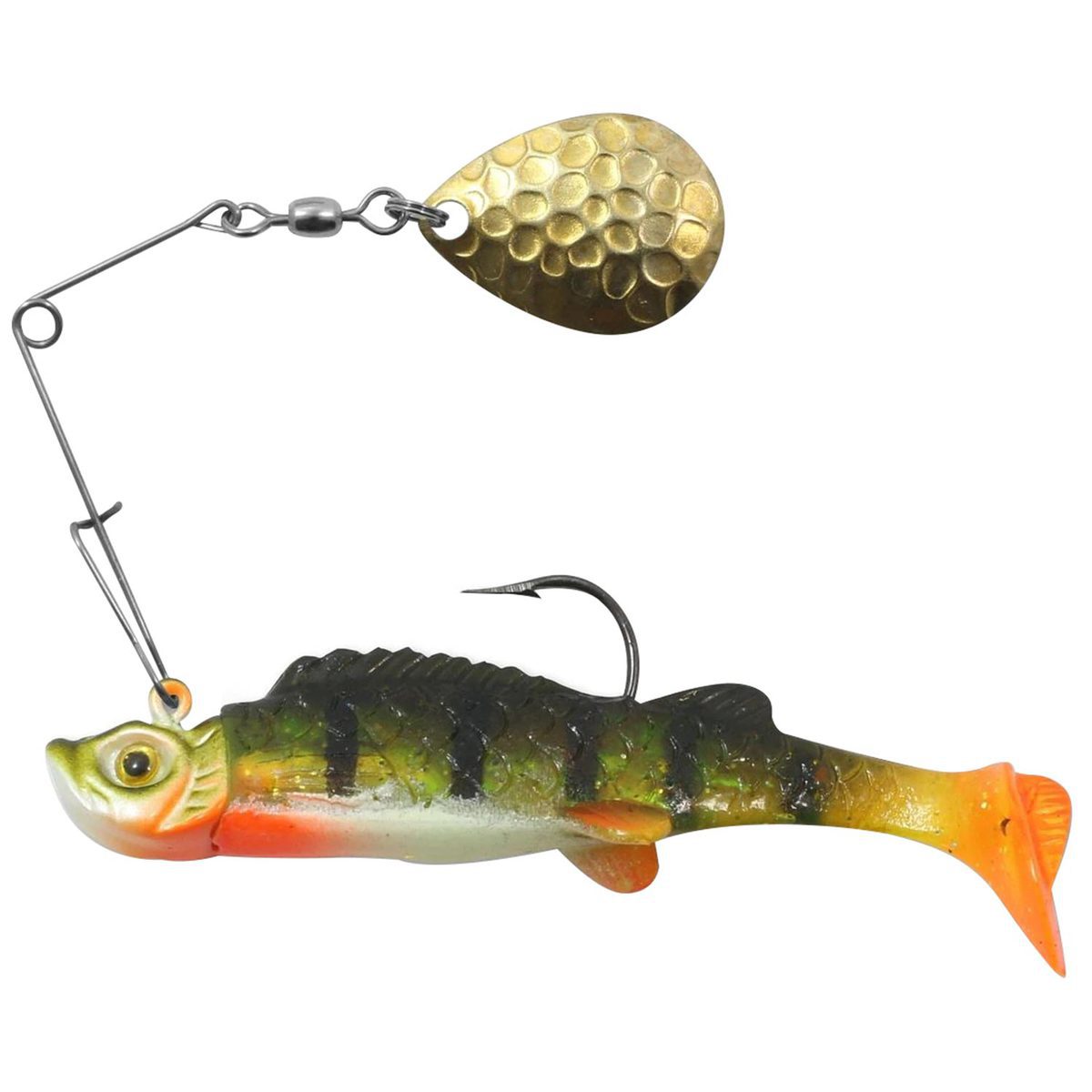 Northland Mimic Minnow Spin Jig Spinner - Perch, 1/8oz, 2-1/8in - Perch Northland Mimic Minnow Spin Jig Spinner - Perch, 1/8oz, 2-1/8in - Perch