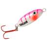 Northland UV Buck Shot Spoon Ice Fishing Spoon - Pink Tiger, 1/4oz - Pink Tiger