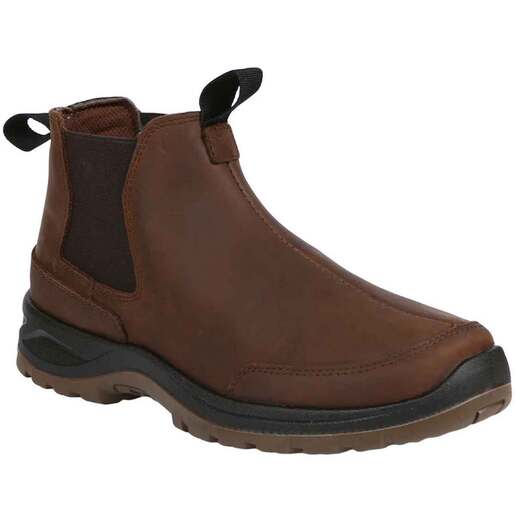 Northside Men's Beauford Leather Mid Hiking Boots - Dark Brown 10