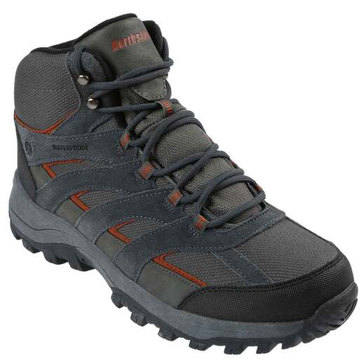 Northside Men's Gresham Waterproof Mid Hiking Boots - Charcoal/Orange 9