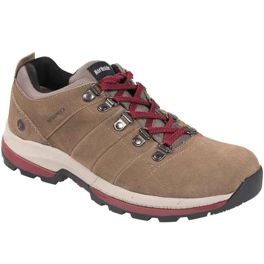 Northside Men's Hammond Low Waterproof Hiking Shoes - Brown/Red 11.5