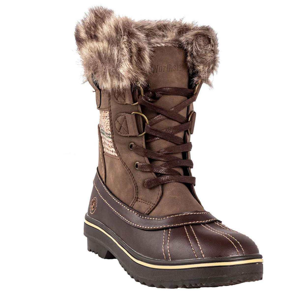 Northside Women's Brookelle Winter Boots - Dark Brown - Size 7 - Dark ...
