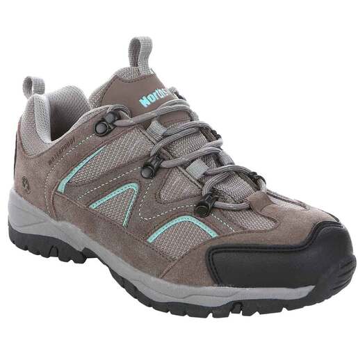 Northside Women's Snohomish Waterproof Low Hiking Shoes - Warm Gray/Sage 9.5 - Northside