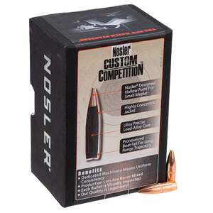 Nosler Custom Competition 22 Nosler 69gr HPBT Rifle Ammo - 250 Rounds