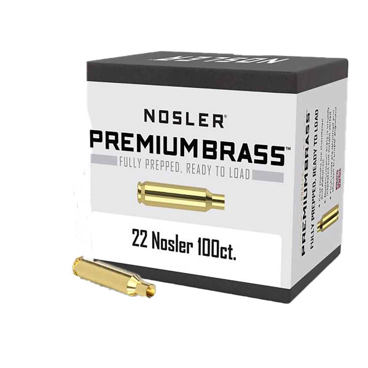 Nosler 22 Nosler Rifle Reloading Brass - 100 Count Nosler 22 Nosler Rifle Reloading Brass - 100 Count