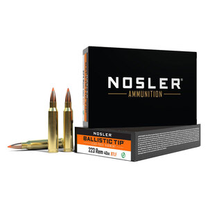 Nosler 223 Remington 40gr Ballistic Tip Lead Free Varmint Rifle Ammo - 20 Rounds Nosler 223 Remington 40gr Ballistic Tip Lead Free Varmint Rifle Ammo - 20 Rounds