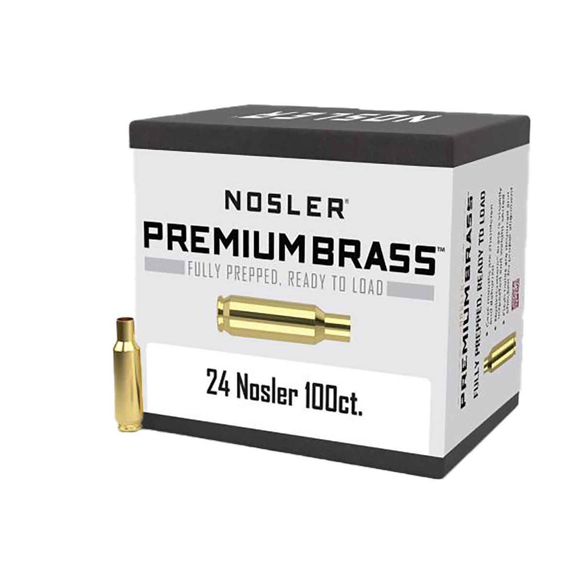 Nosler 24 Nosler Rifle Reloading Brass - 100 Count Nosler 24 Nosler Rifle Reloading Brass - 100 Count