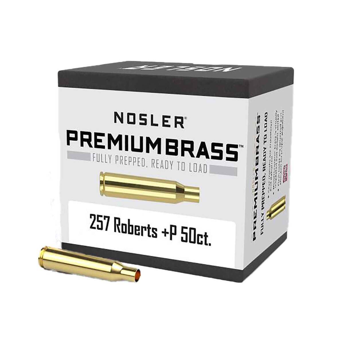 Nosler 257 Roberts +P Rifle Reloading Brass - 50 Count Nosler 257 Roberts +P Rifle Reloading Brass - 50 Count