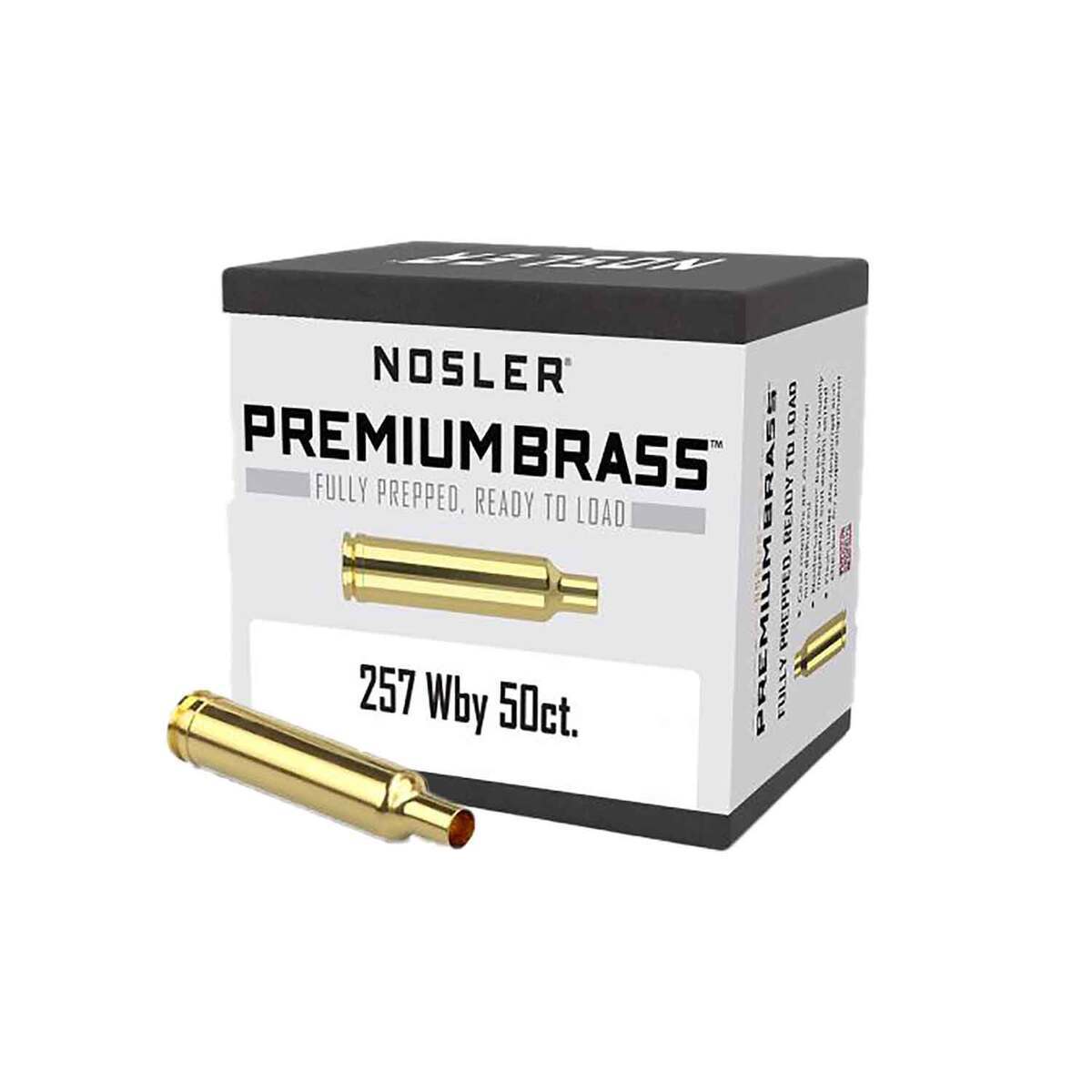 Nosler 257 Weatherby Magnum Rifle Reloading Brass - 50 Count Nosler 257 Weatherby Magnum Rifle Reloading Brass - 50 Count