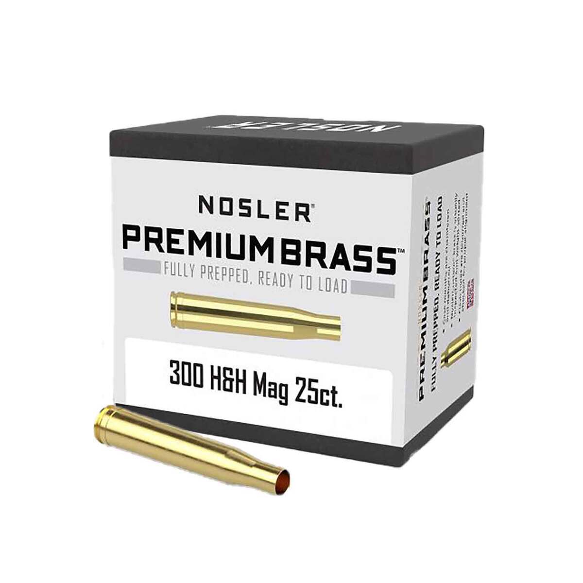 Nosler 300 H&H Magnum Rifle Reloading Brass - 25 Count Nosler 300 H&H Magnum Rifle Reloading Brass - 25 Count