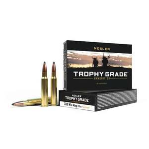 Nosler 338 Winchester Magnum 210gr Partition Trophy Grade Rifle Ammo - 20 Rounds