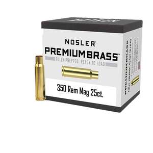Nosler 350 Remington Rifle Reloading Brass - 25 Count