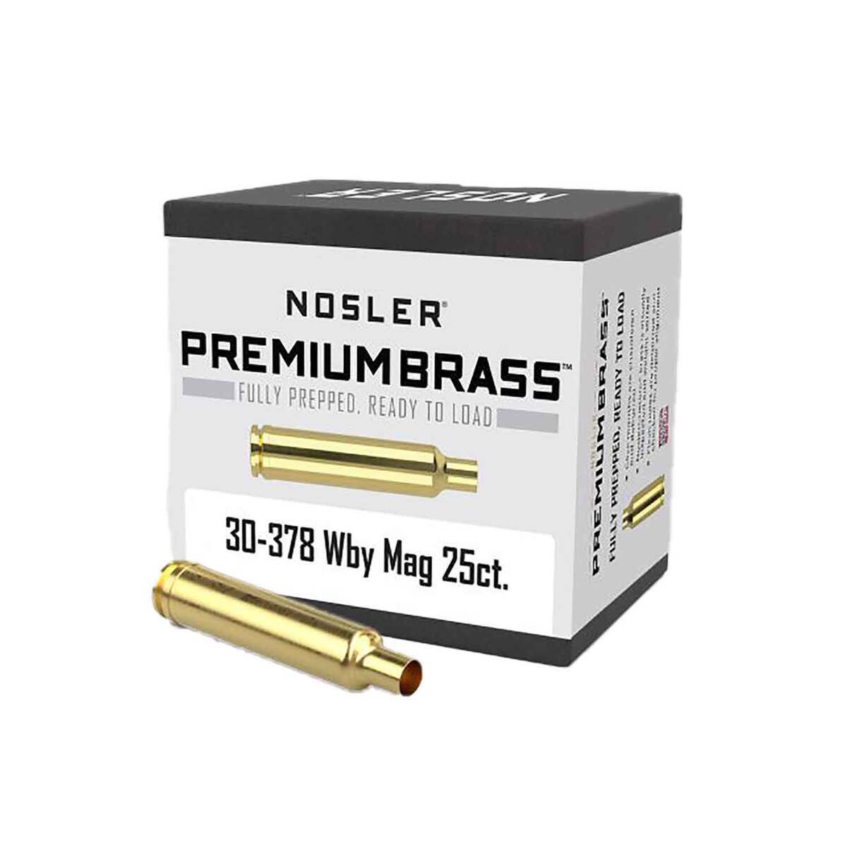 Nosler 30-378 Weatherby Magnum Rifle Reloading Brass - 25 Count Nosler 30-378 Weatherby Magnum Rifle Reloading Brass - 25 Count