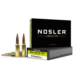 Nosler 6.5 Grendel 120gr Ballistic Tip Hunting Rifle Ammo - 20 Rounds Nosler 6.5 Grendel 120gr Ballistic Tip Hunting Rifle Ammo - 20 Rounds