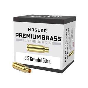 Nosler 6.5 Grendel Rifle Reloading Brass - 50 Count