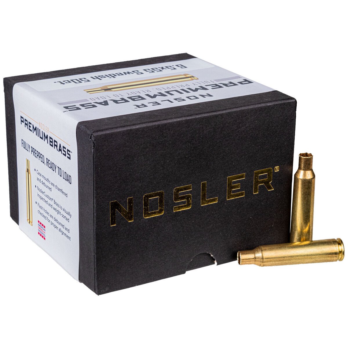 Nosler 6.5x55mm Swedish Mauser Rifle Reloading Brass - 50 Count Nosler 6.5x55mm Swedish Mauser Rifle Reloading Brass - 50 Count