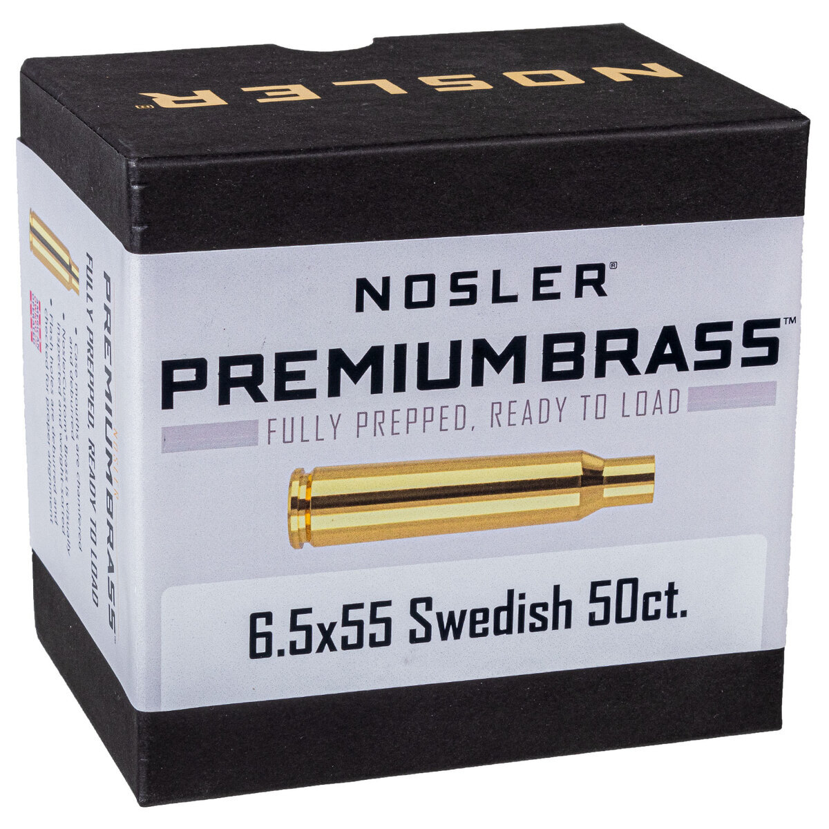 Nosler 6.5x55mm Swedish Mauser Rifle Reloading Brass - 50 Count Nosler 6.5x55mm Swedish Mauser Rifle Reloading Brass - 50 Count