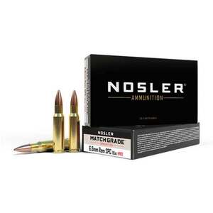 Nosler 6.8mm Remington SPC 115gr Match Grade Rifle Ammo - 20 Rounds Nosler 6.8mm Remington SPC 115gr Match Grade Rifle Ammo - 20 Rounds