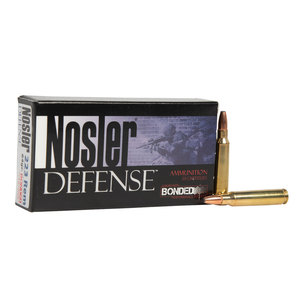 Nosler Defense 223 Remington 64gr Bonded Solid Base Rifle Ammo - 20 Rounds Nosler Defense 223 Remington 64gr Bonded Solid Base Rifle Ammo - 20 Rounds