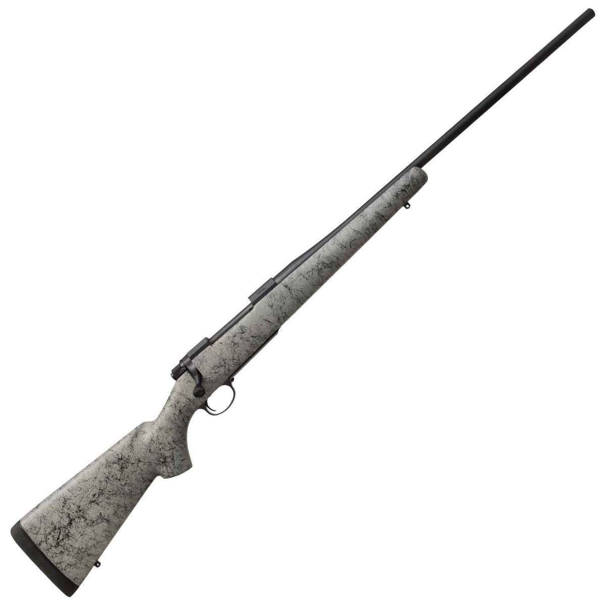 Nosler M48 Liberty Gray/Black Graphite Bolt Action Rifle - 6.5 Creedmoor - Gray With Black Webbing Nosler M48 Liberty Gray/Black Graphite Bolt Action Rifle - 6.5 Creedmoor - Gray With Black Webbing