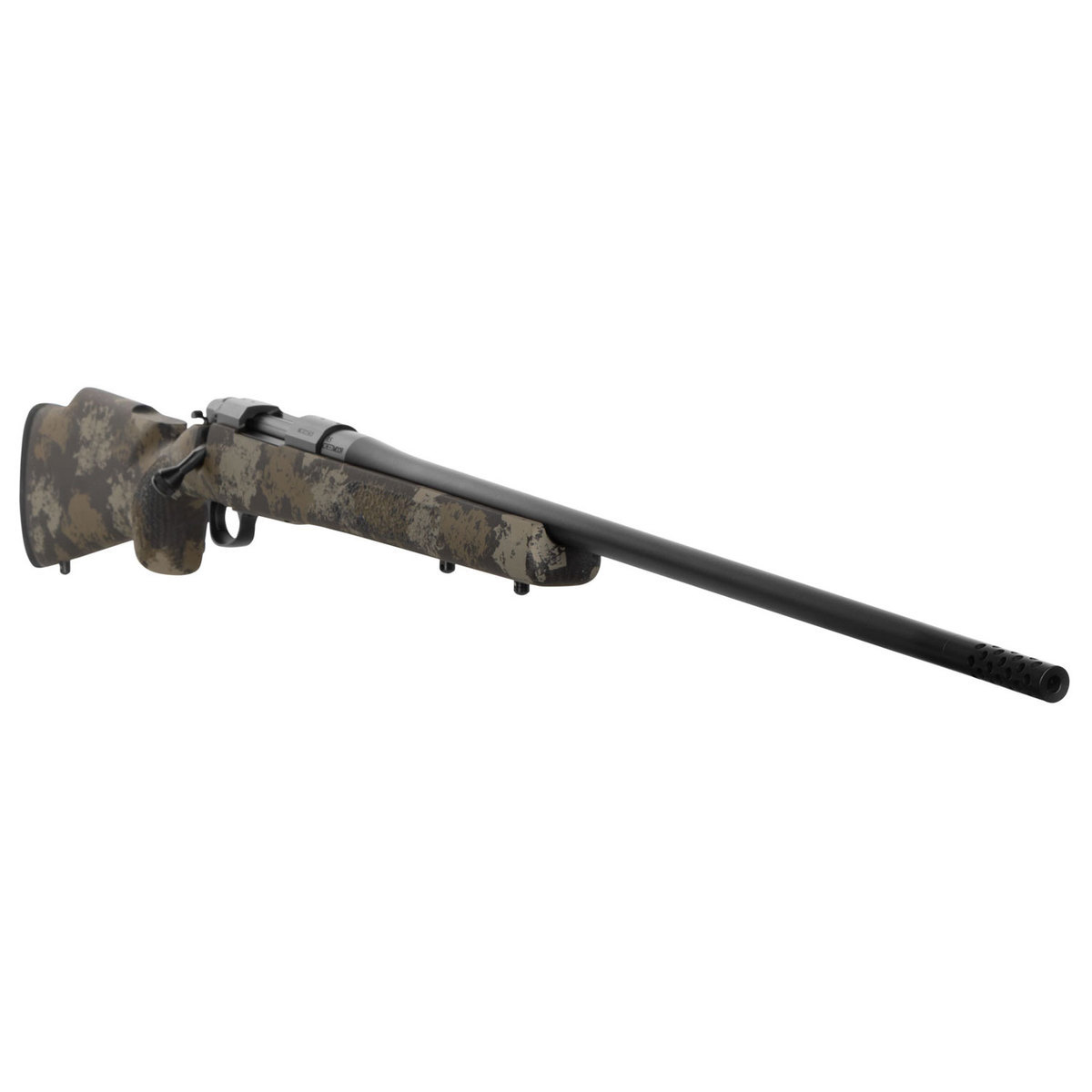 Nosler M48 Long Range Black Graphite/Camo Bolt Action Rifle - 300 Winchester Magnum - Digital Camouflage Nosler M48 Long Range Black Graphite/Camo Bolt Action Rifle - 300 Winchester Magnum - Digital Camouflage